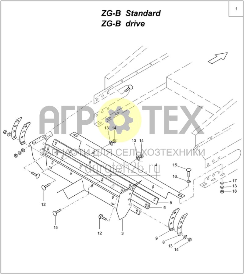 Чертеж  наконечник для пакета Standard и drive (ETB-000768) 