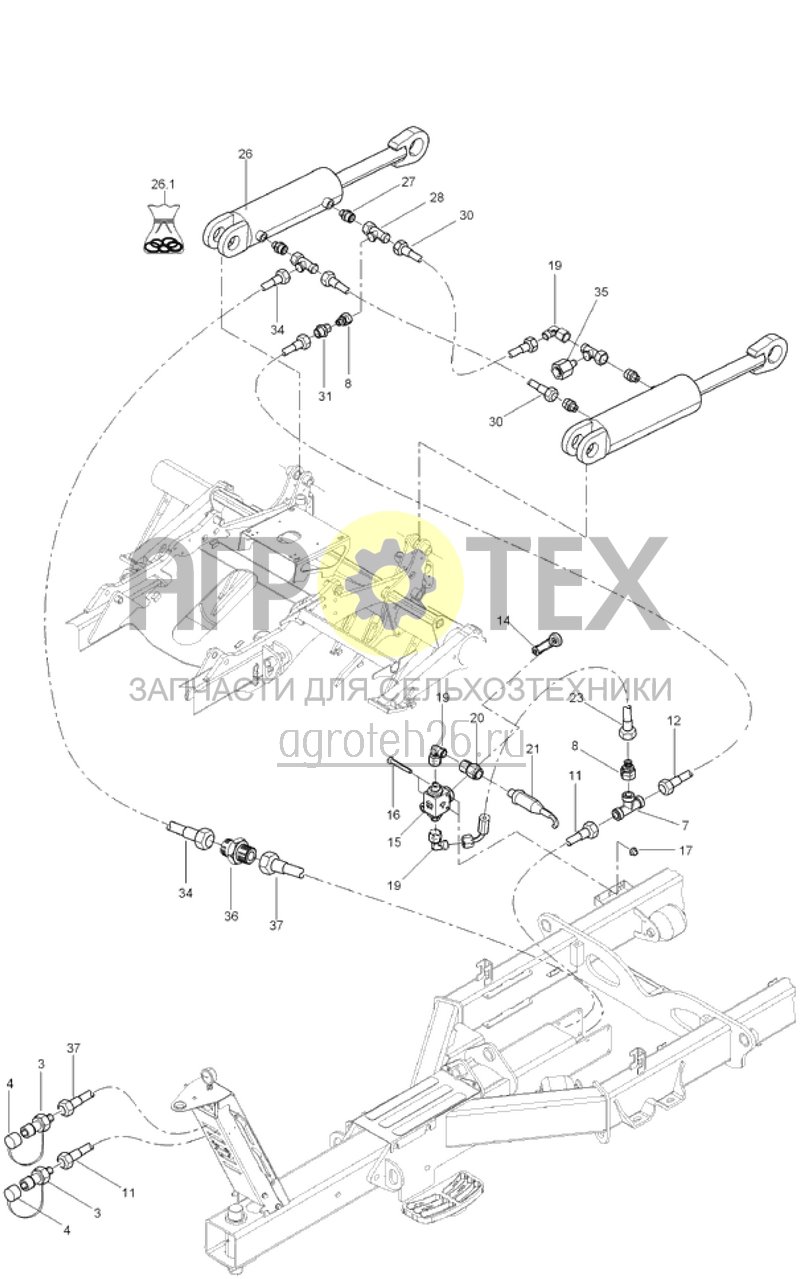  Hydr.teile Aushub (ETB-001038)  (№26 на схеме)