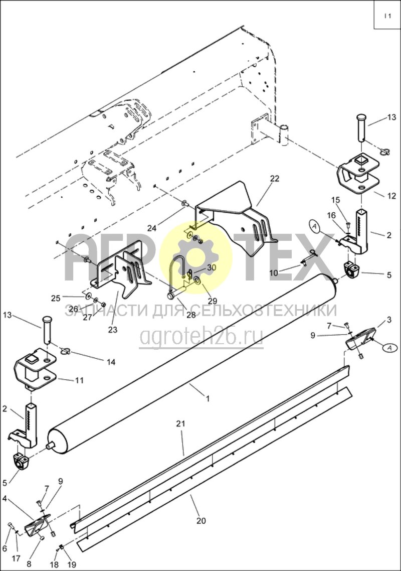 Чертеж  Frontwalze (option) (ETB-001047) 