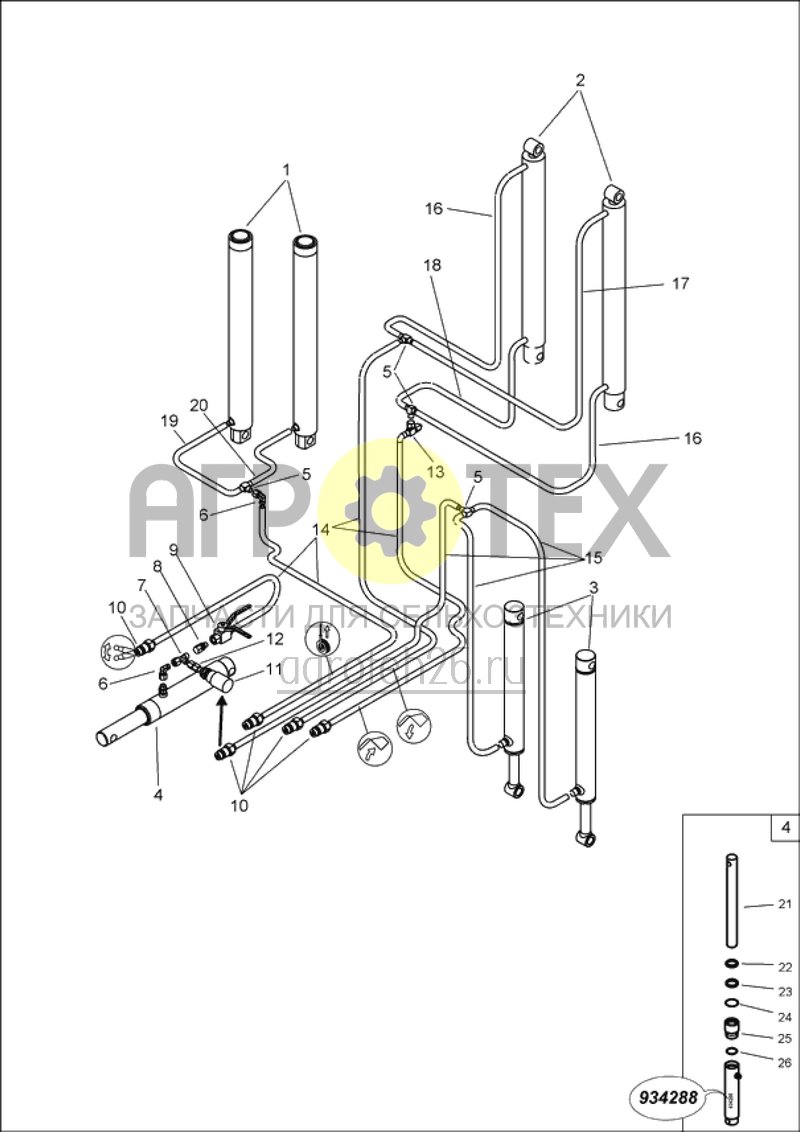  Hydraulik (standart) (ETB-001052)  (№17 на схеме)