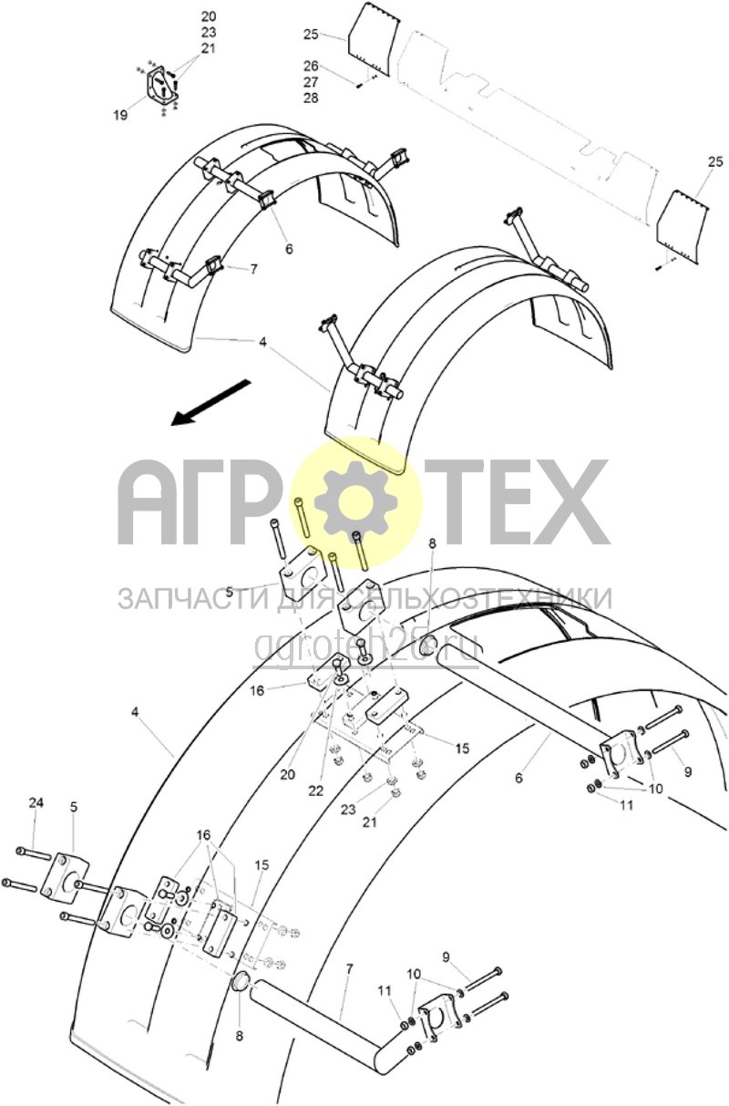 Чертеж  (RUS)Kotfl?gel 750/1750 (ETB-001221) 