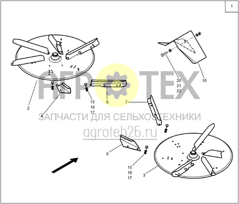 Чертеж  (RUS)Streuscheibe f?r Knochenmehl ZG-B (ETB-001266) 