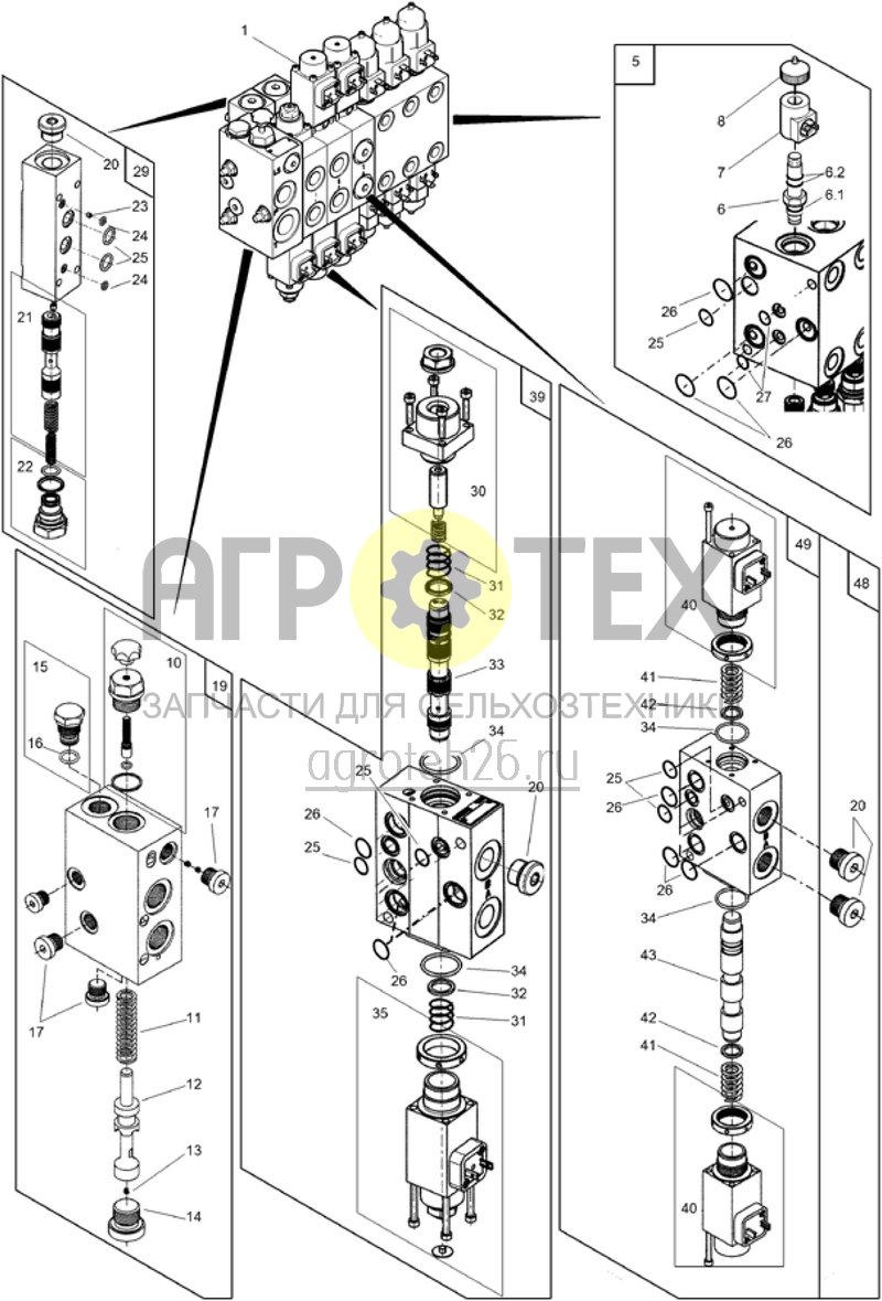  (RUS)Steuerblock GD288 (ETB-001293)  (№40 на схеме)