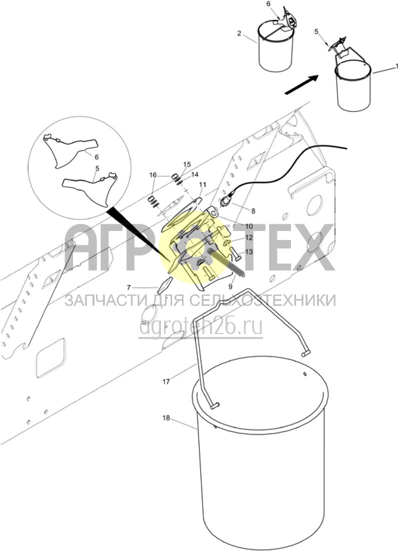  (RUS)Abdrehvorrichtung (ETB-001344)  (№18 на схеме)