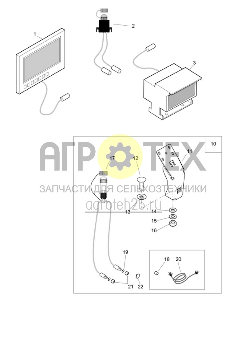 Чертеж  (RUS)R?ckfahrkamera (ETB-001347) 