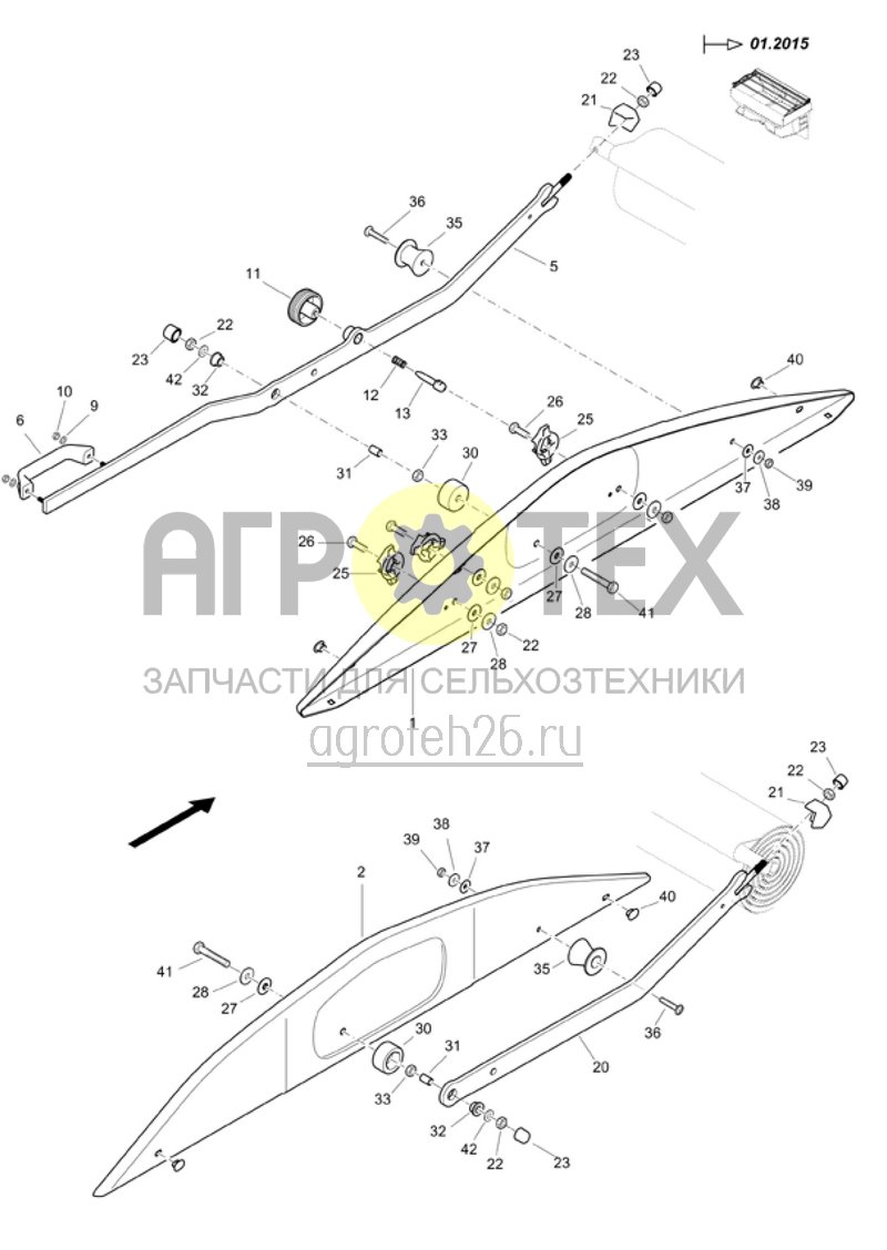 Чертеж  (RUS)Abdeckrollplane - Giebel (ETB-001427) 