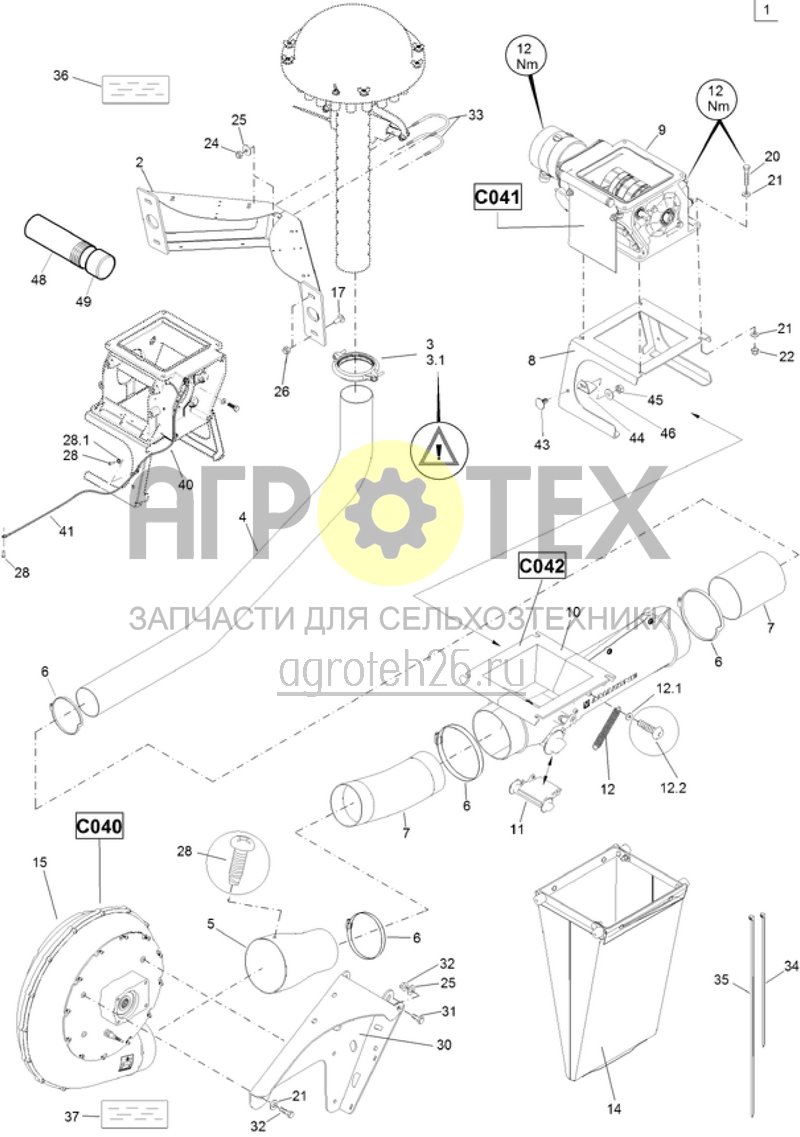 Чертеж  (RUS)F?rderstrecke CIR3003 Compact - 3000l (ETB-001516) 