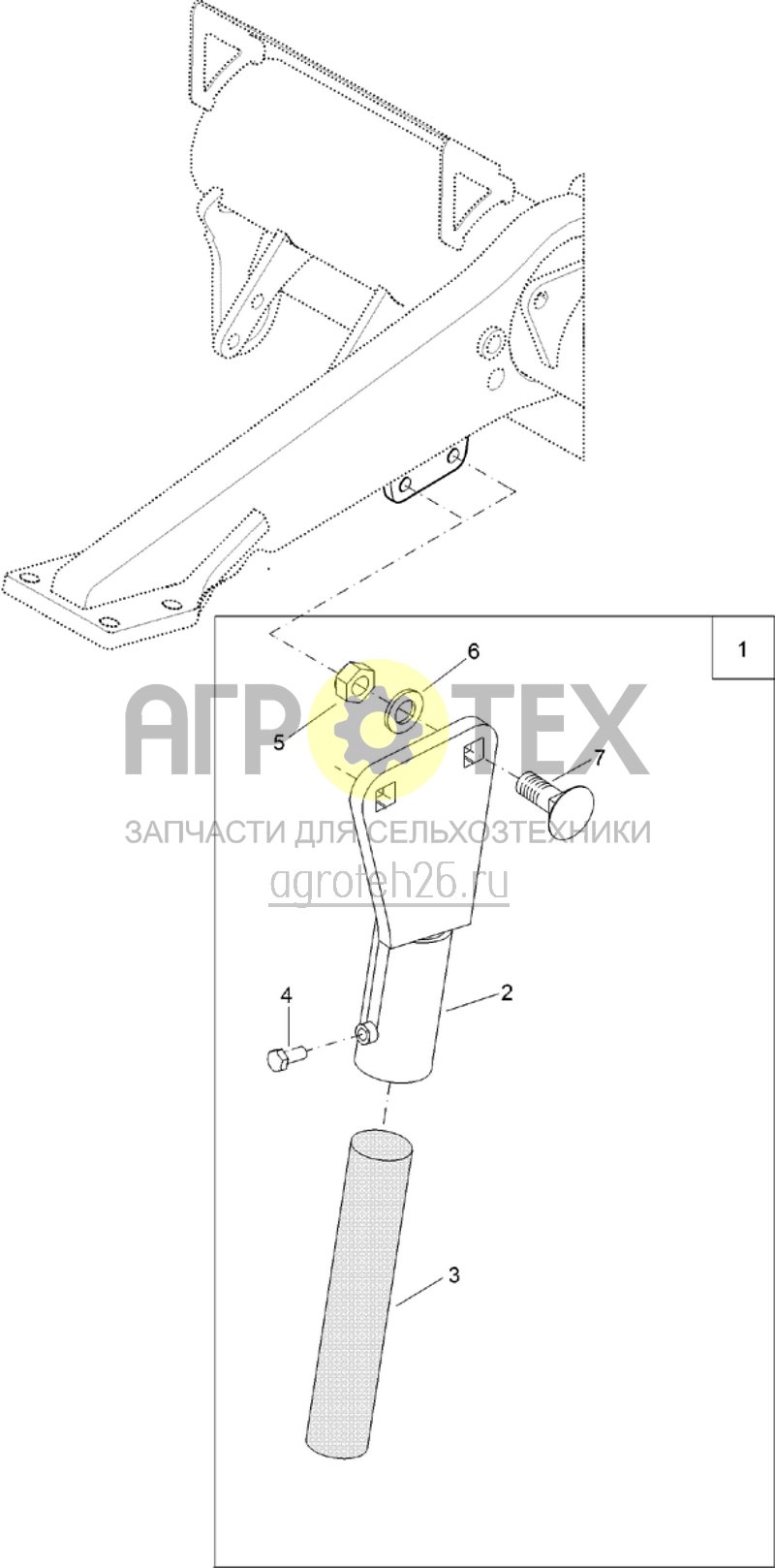 Чертеж  (RUS)Fahrwerkschwinge / Dammr?umer (ETB-001771) 