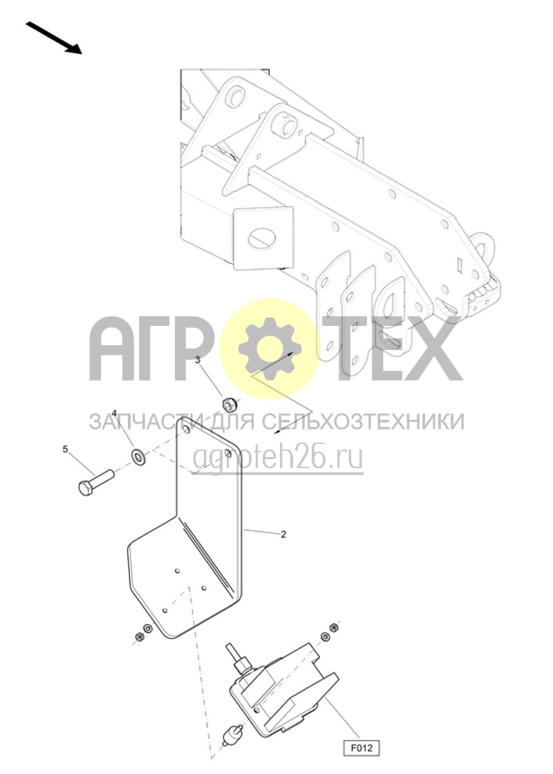 Чертеж  (RUS)Radarhalter (ETB-001872) 