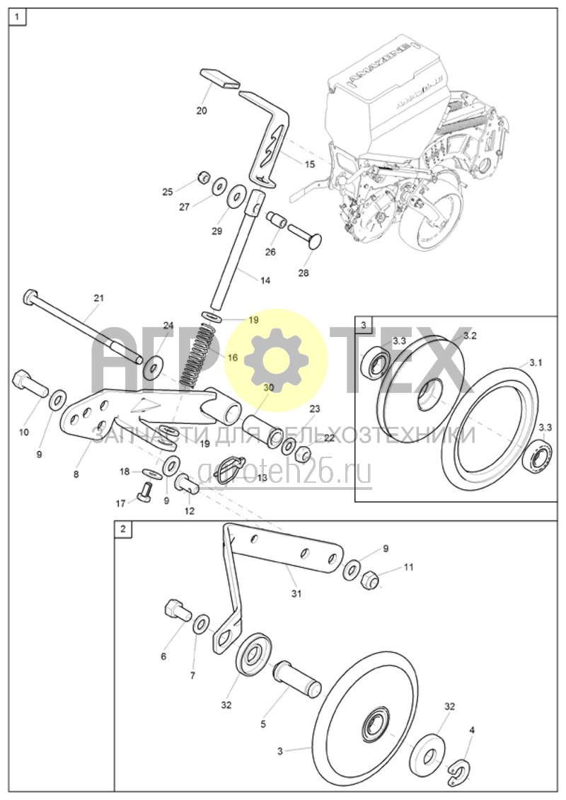  (RUS)Hydraulik (ETB-002427)  (№3 на схеме)