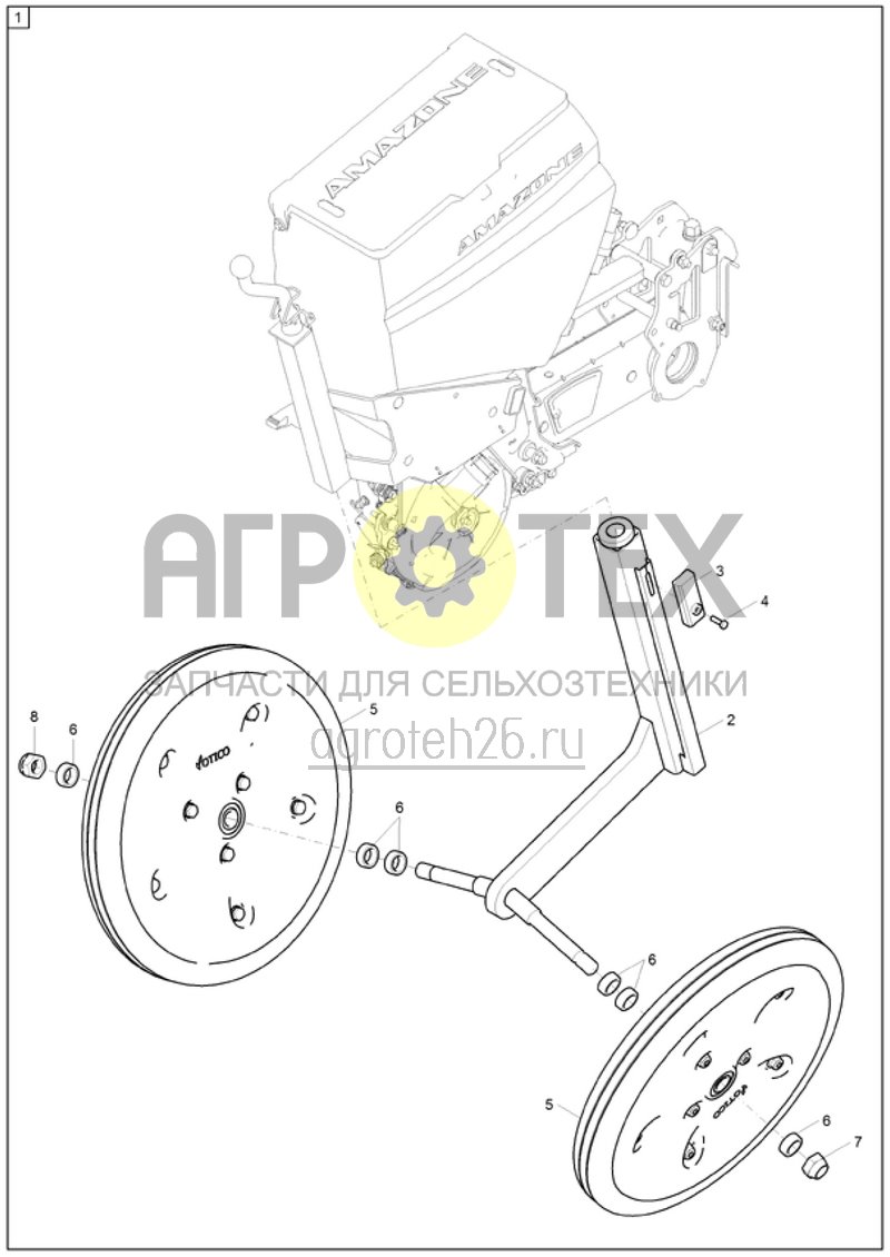 Чертеж  (RUS)V-Andruckrolle 360x50 CLASSIC (ETB-002436) 