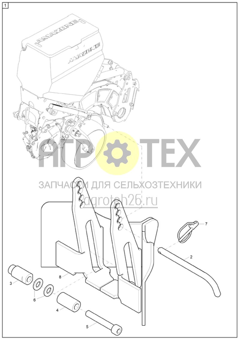 Чертеж  (RUS)Antrieb S?aggregat (ETB-002442) 