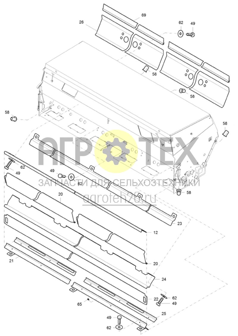 Чертеж  (RUS)S?aggregat Contour rechts / links (ETB-002446) 