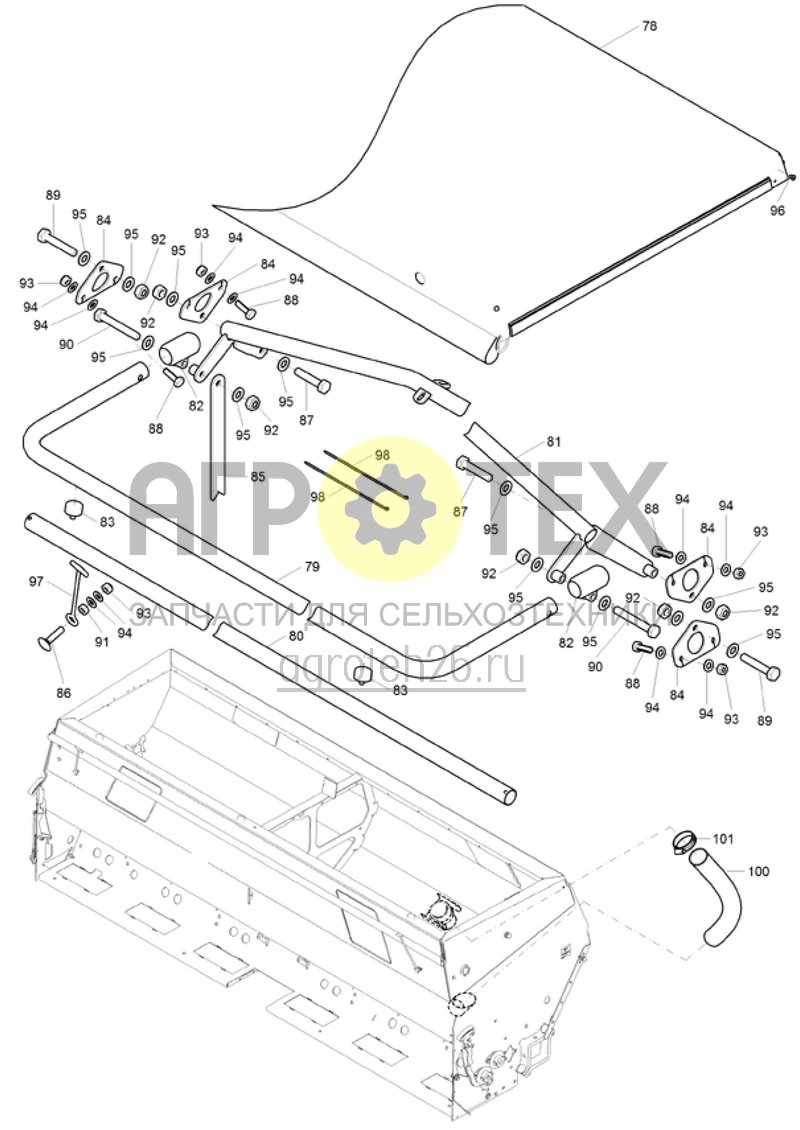 Чертеж  (RUS)S?aggregat Contour rechts / links (ETB-002449) 