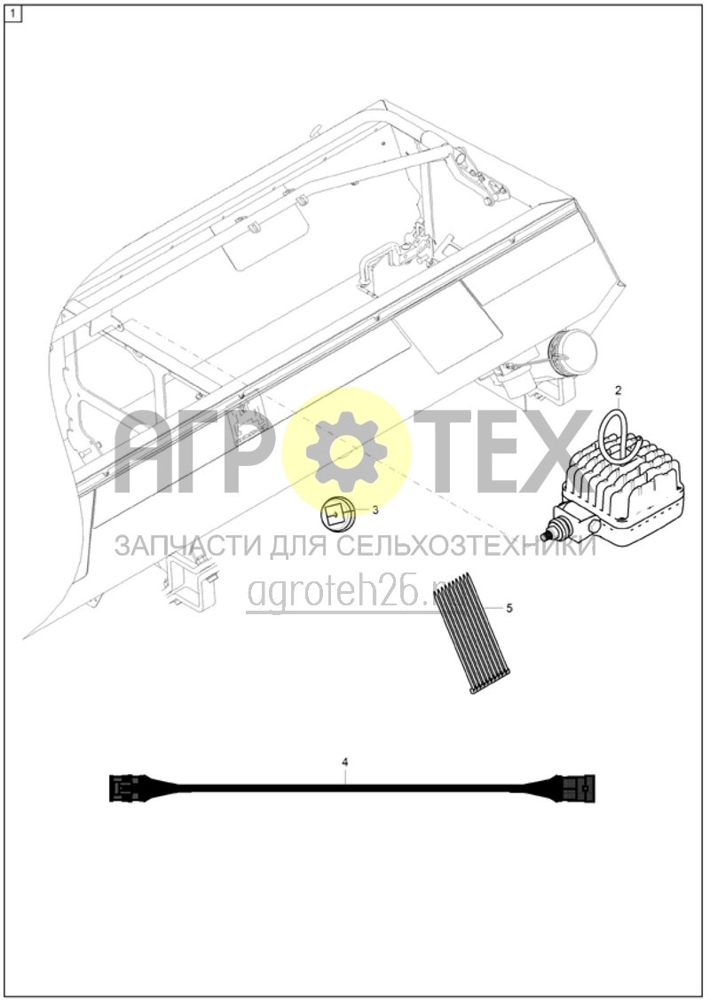 Чертеж  (RUS)Innenbeleuchtung Heckd?ngertank (ETB-002451) 