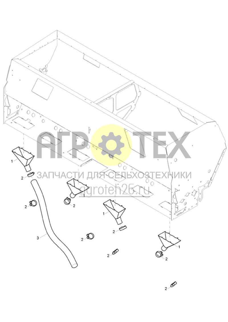 Чертеж  (RUS)Reihend?ngeranbausatz ED 3000 - C 4R (ETB-002456) 