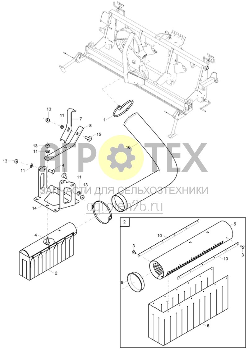 Чертеж  (RUS)Wiegetechnik f?r Heckd?ngerbeh?lter (2) (ETB-002481) 