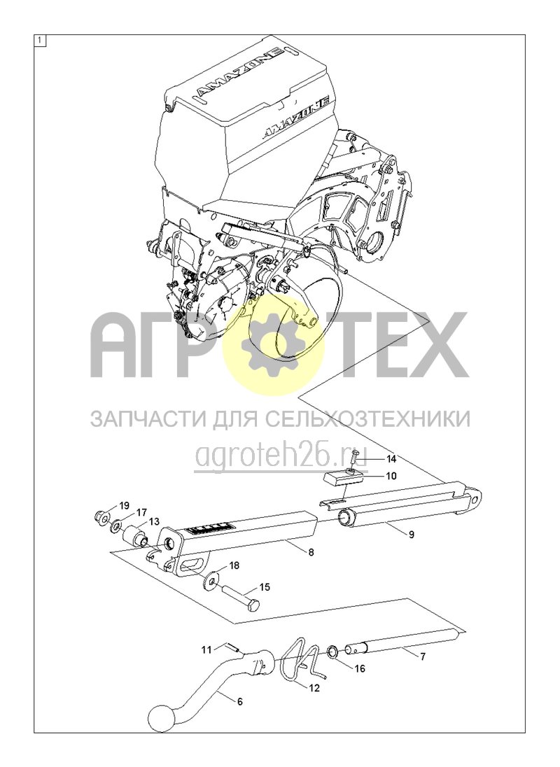 Чертеж  (RUS)Zweites Tragrad f?r Contour-S?schar rechts / links (ETB-002803) 