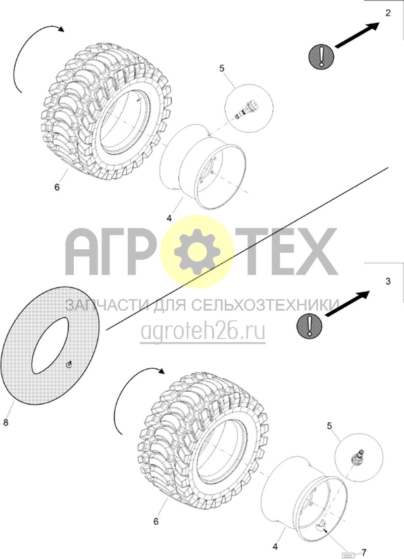  (RUS)Komplettrad LE371-15 / LE372-15 (ETB-002989)  (№2 на схеме)