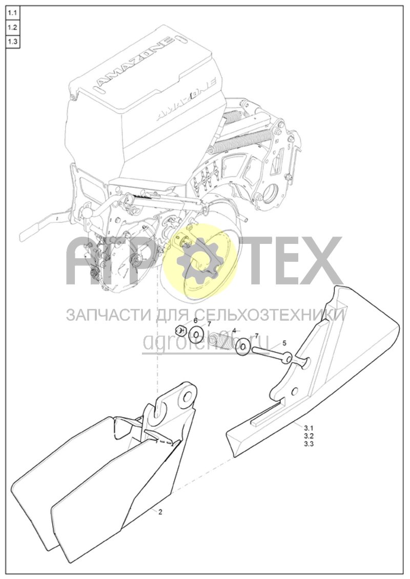 Чертеж  (RUS)Furchenformer CONTOUR / HM CONTOUR (beschichtet) / CONTOUR R?be (ETB-003112) 