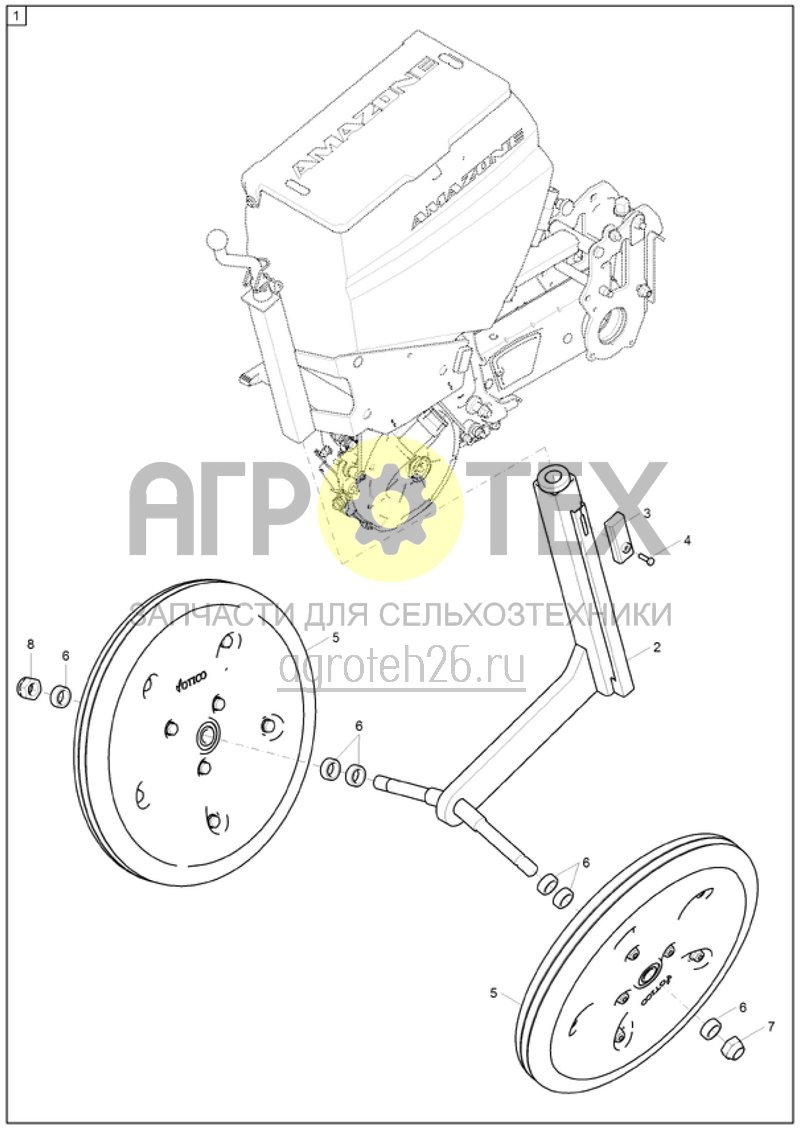 Чертеж  (RUS)V-Andruckrolle 360x50 CLASSIC (ETB-003123) 