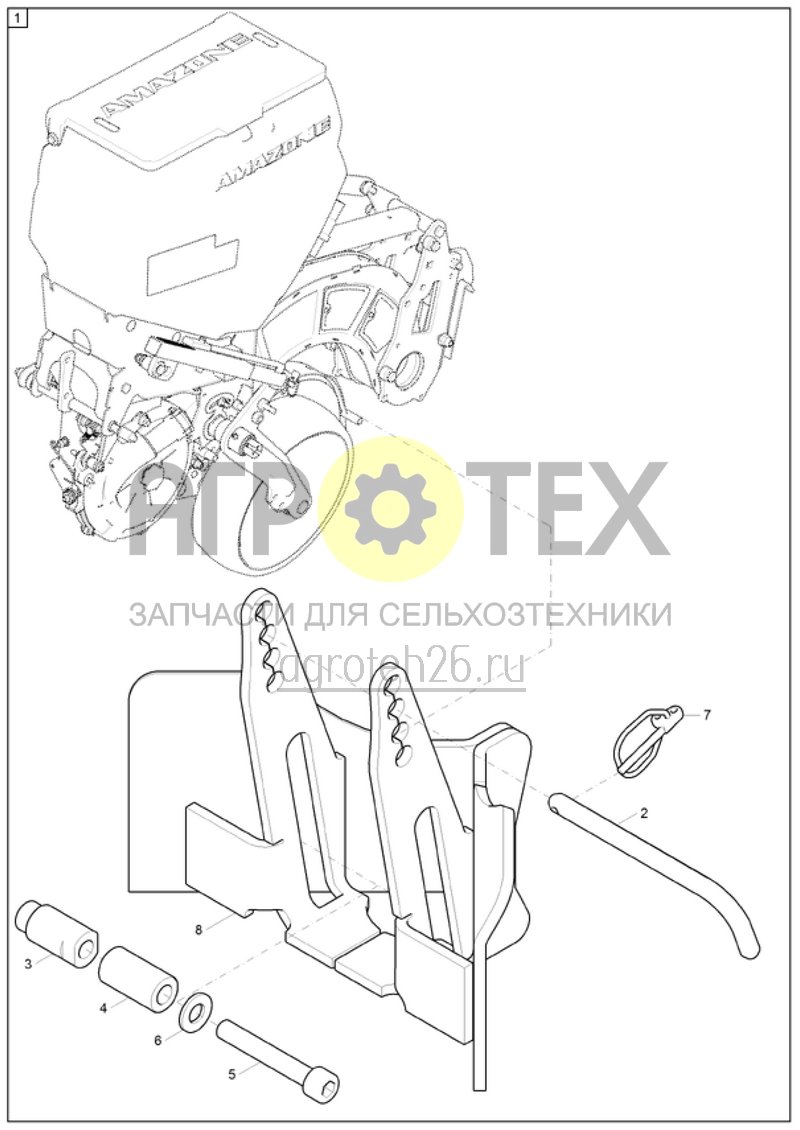 Чертеж  (RUS)Stein- und Klutenr?umer CONTOUR (ETB-003129) 