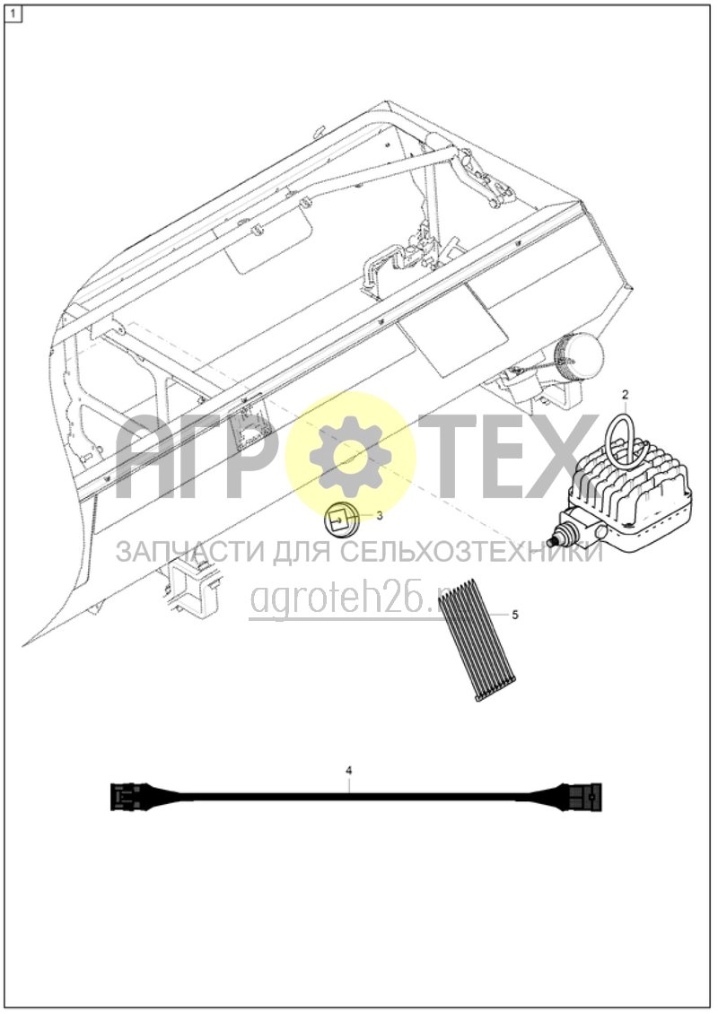 Чертеж  (RUS)LED Innenbeleuchtung f?r Heckd?ngerbeh?lter (ETB-003137) 