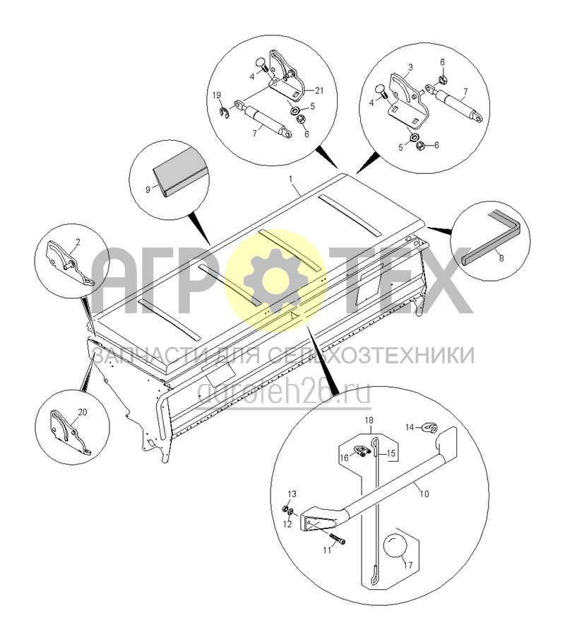 Чертеж  (RUS)GFK - Deckel (ETB-003194) 