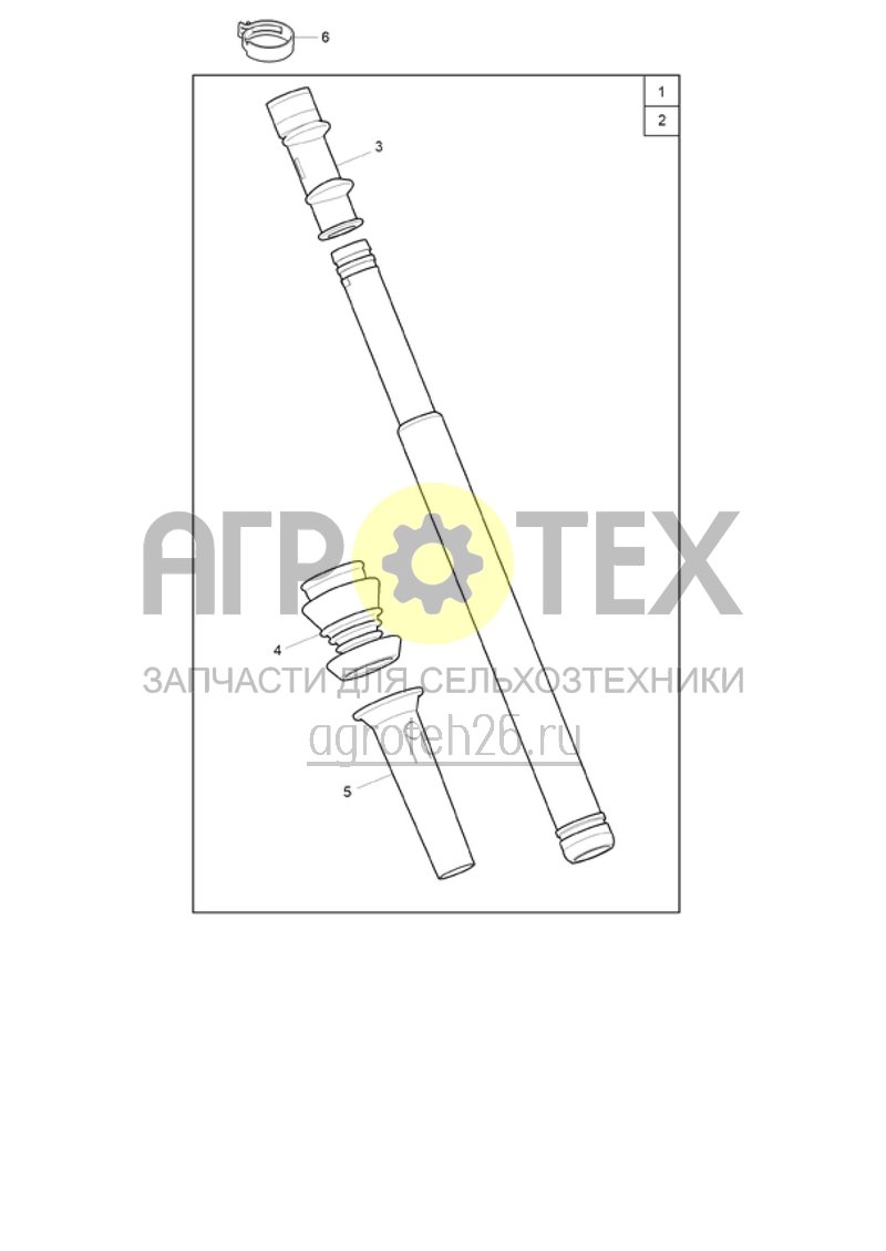 Чертеж  (RUS)Saatleitungsrohr (ETB-003236) 