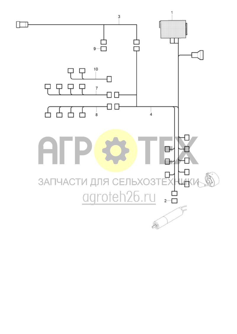 Чертеж  (RUS)E-Packet ISOBUS (ETB-003282) 