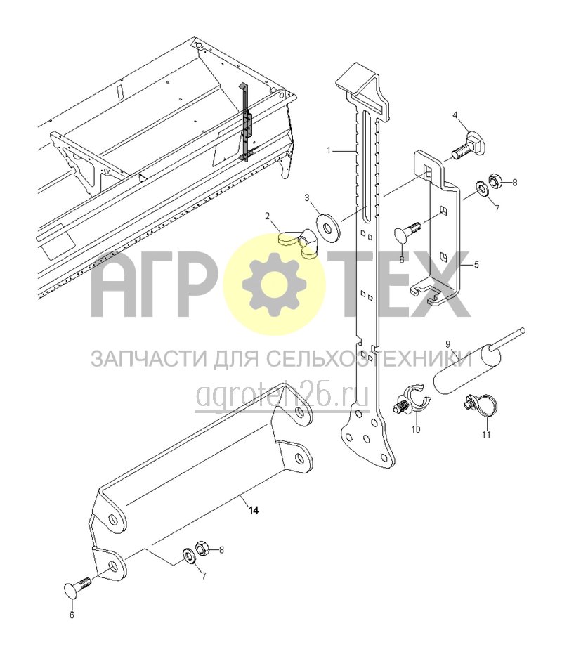 Чертеж  (RUS)Zus?tzlicher elektronischer Leermeldesensor (ETB-003283) 