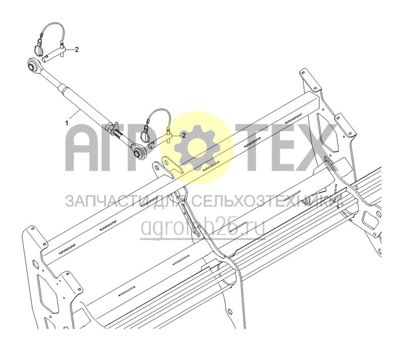 Чертеж  (RUS)Mechanischer Oberlenker (ETB-003348) 