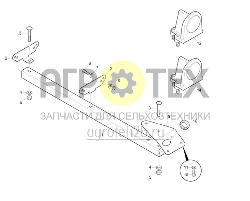 Чертеж  (RUS)Radarsensor (ETB-003385) 