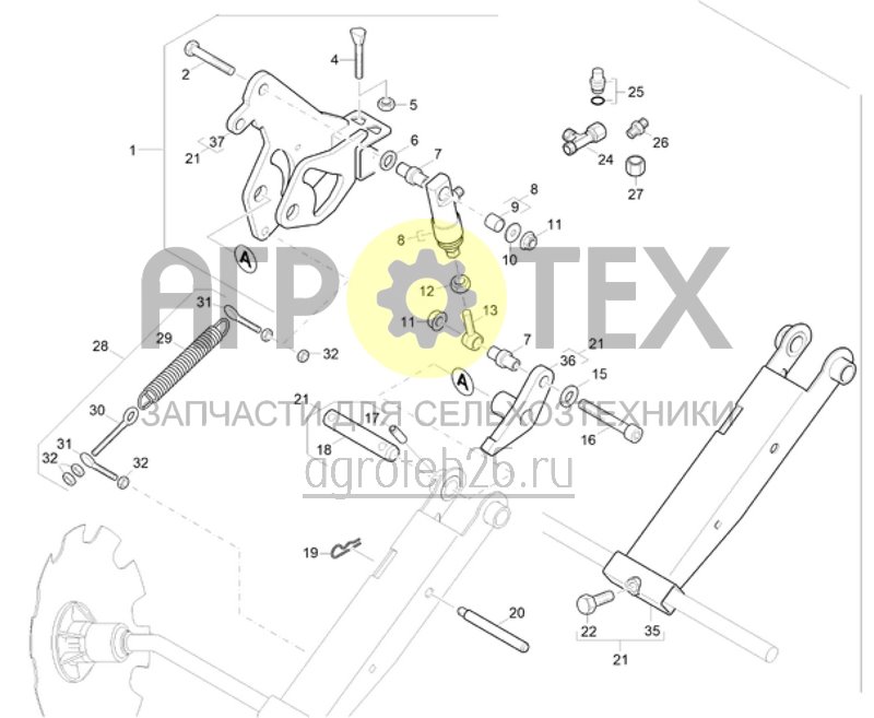 Чертеж  (RUS)Hydraulische Fahrgassenmarkierung (1) (ETB-003396) 