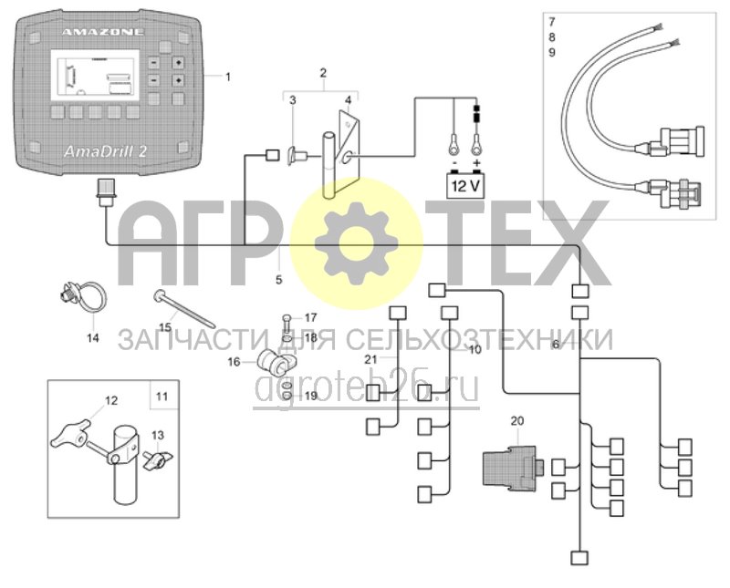 Чертеж  Пакет электроники AmaDrill 2 (ETB-003402) 