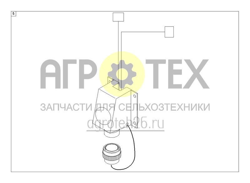 Чертеж  Основное оборудование ISOBUS (основное оснащение трактора) (ETB-003666) 