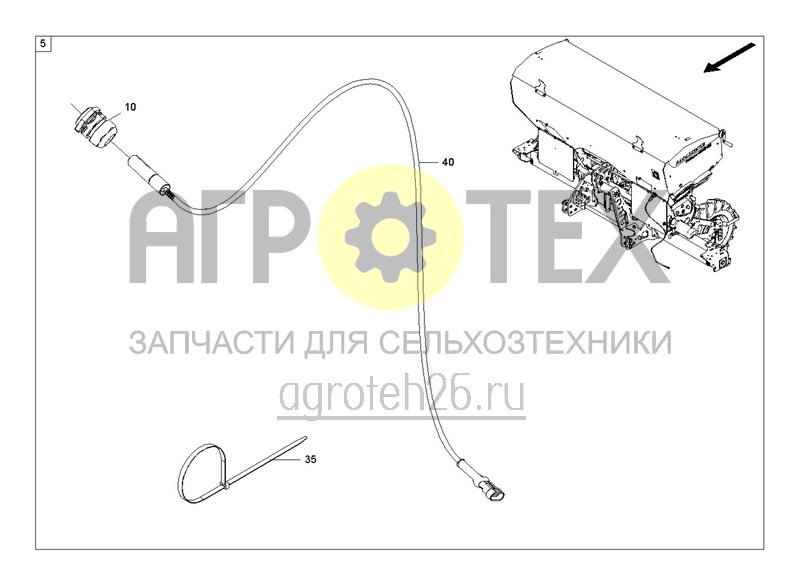 Чертеж  Датчик опорожнения (1) (ETB-003676) 