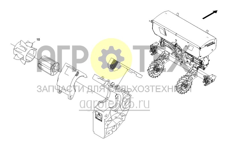 Чертеж  Дозирующее колесо 100 см? (ETB-003753) 