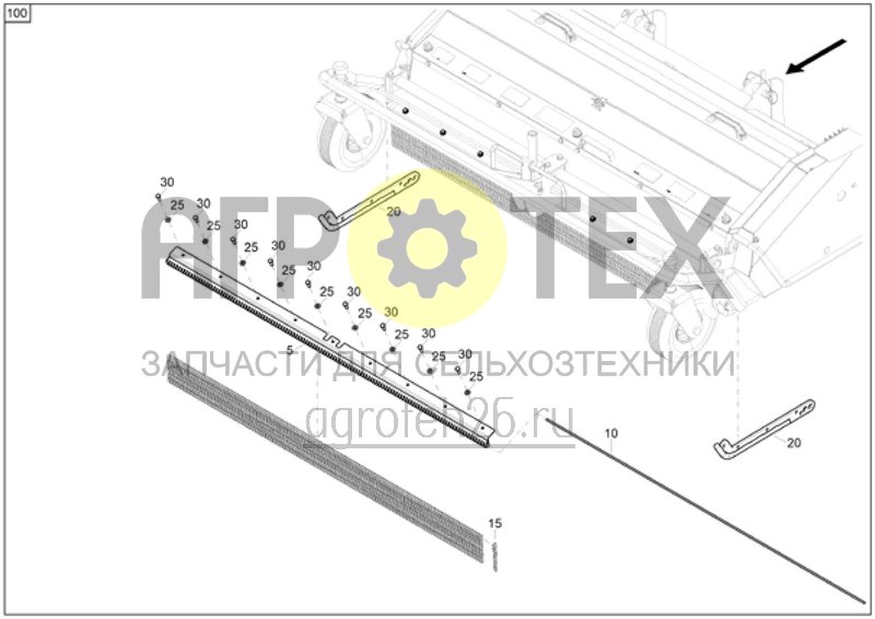 Чертеж  цепная защита (ETB-003766) 