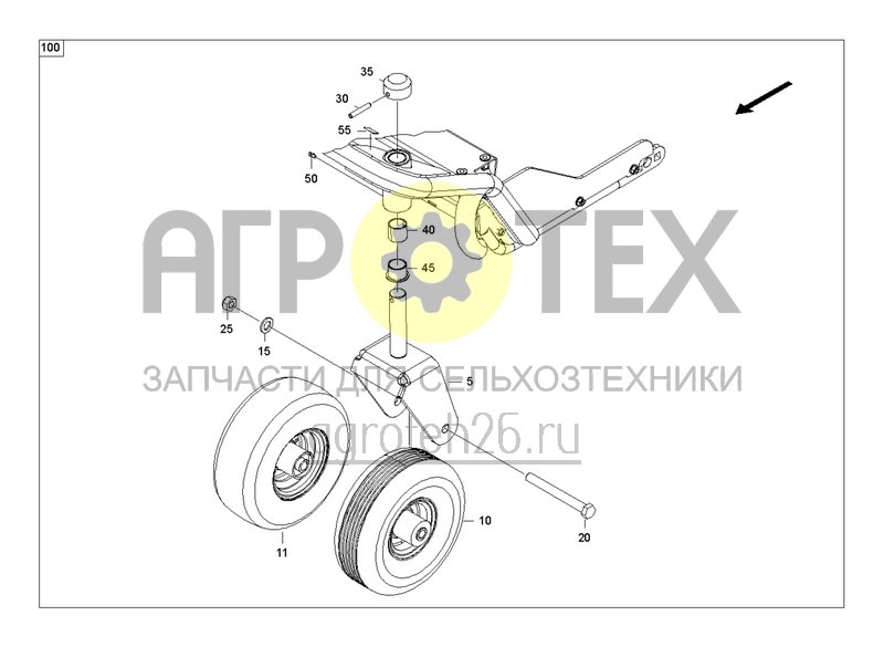  (RUS)Lenkrad (ETB-003772)  (№10 на схеме)