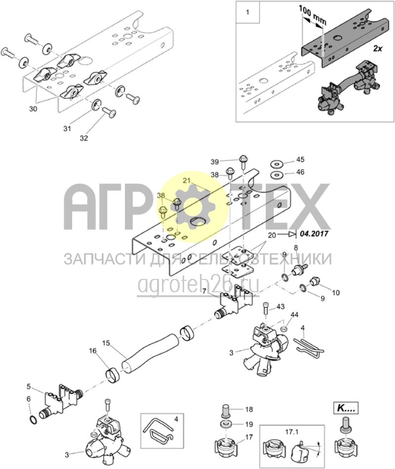 Чертеж  (RUS)Manuelle Grenzd?senschaltung (ETB-004050) 