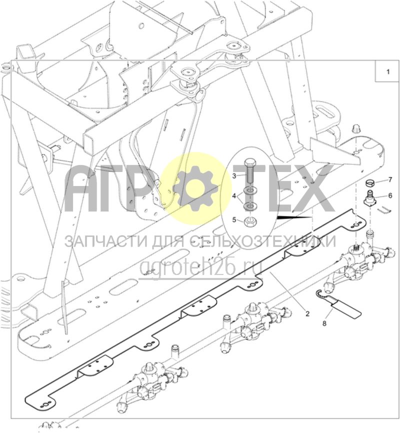 Чертеж  (RUS)AMASELECT -- Zusatzpaket f?r 25 cm D?senabstand (ETB-004085) 