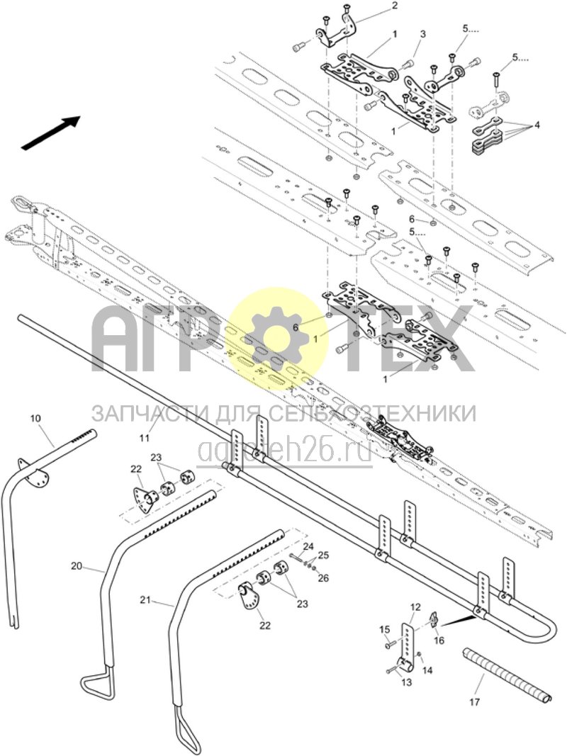 Чертеж  (RUS)Reduzierung am Au?engelenk Scharnier Rohrbogen Transportsicherung (ETB-004090) 