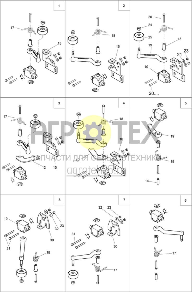  Переключающий клапан (ETB-004108)  (№3 на схеме)