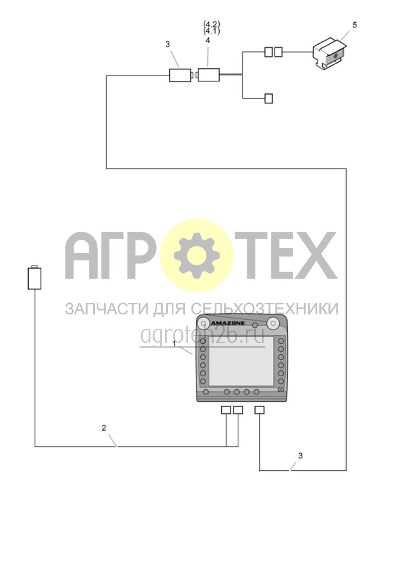 Чертеж  (RUS)CCI.CAM Systemaufbau eine Kamera (ETB-004128) 