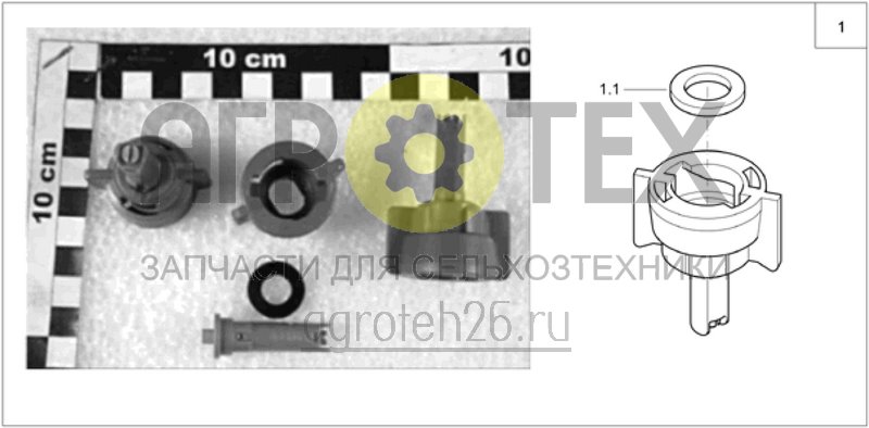 Чертеж  Форсунки для распыления под углом IS-Air-Injektor (Lechler) (ETB-004151) 