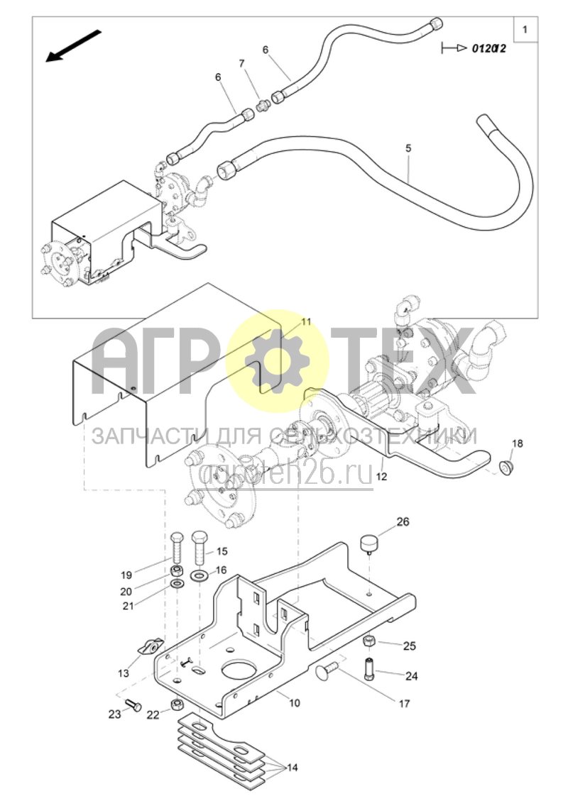  Монтажный комплект K700 (ETB-004213)  (№24 на схеме)