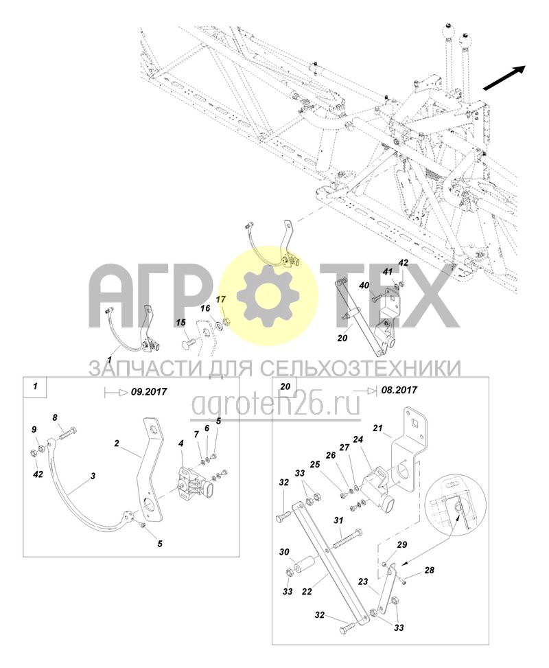 Чертеж  (RUS)Poti f?r Hydraulische Neigungsverstellung (ETB-004283) 