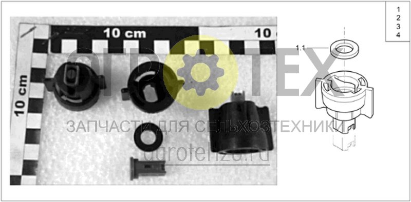 Чертеж  (RUS)IDK / IDKS / IDKN - Air-Injektor-Kompaktd?sen (Lechler) (ETB-004316) 