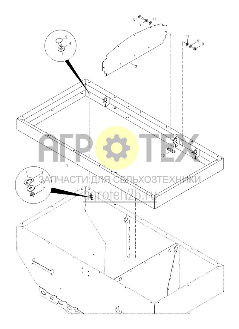 Чертеж  (RUS)Beh?lteraufsatz DMC 800 (ETB-004503) 